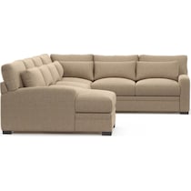 boston gray sectional   
