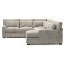 boston gray sectional   