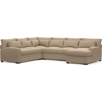 boston gray sectional   