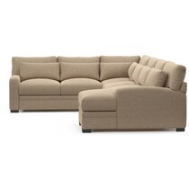 boston gray sectional   