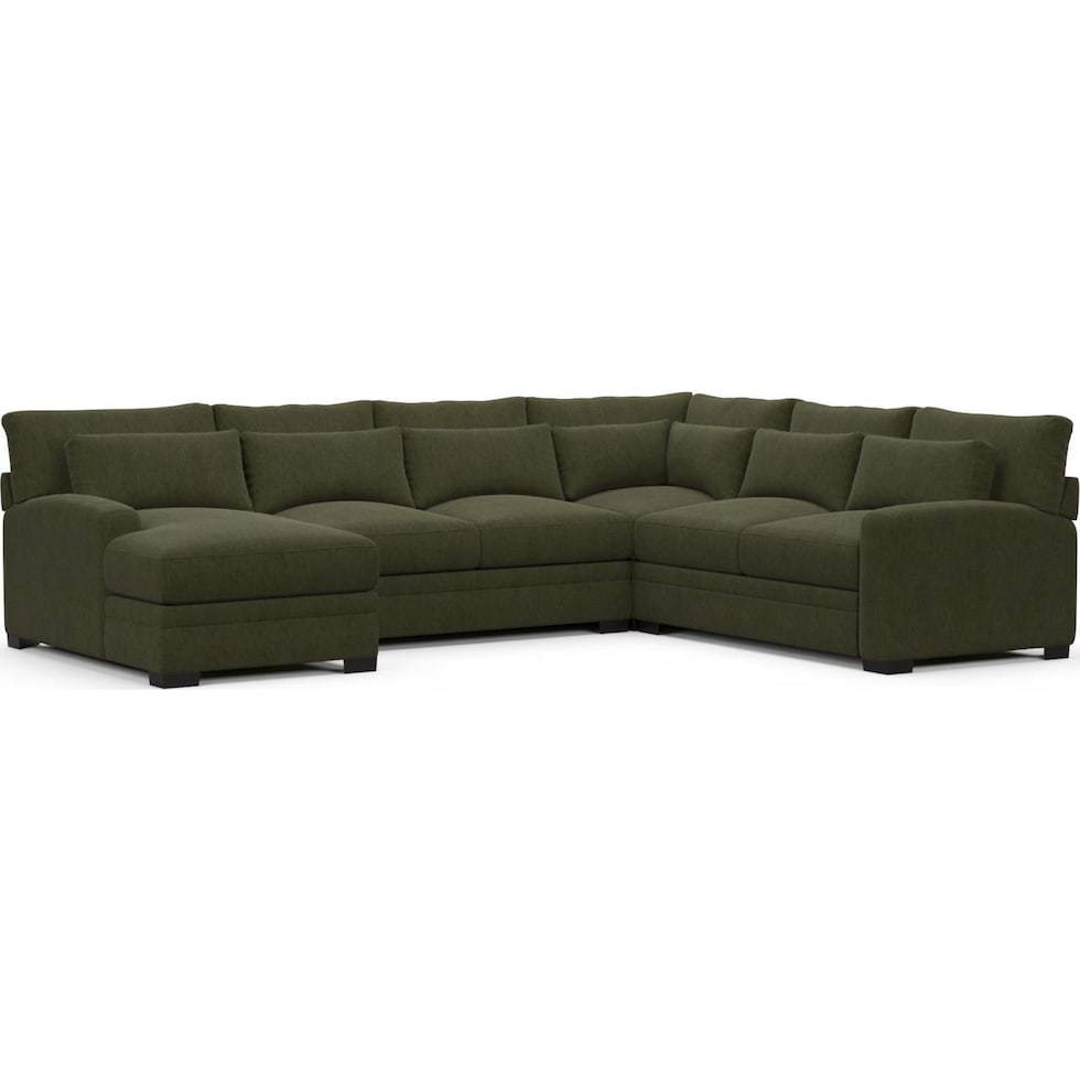 boston green sectional   