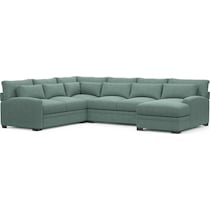 boston green sectional   