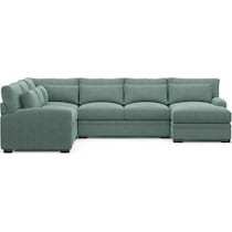 boston green sectional   