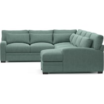 boston green sectional   