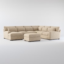 boston light brown  pc living room   