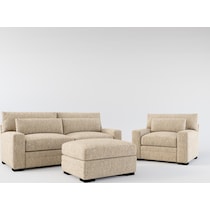 boston light brown  pc living room   