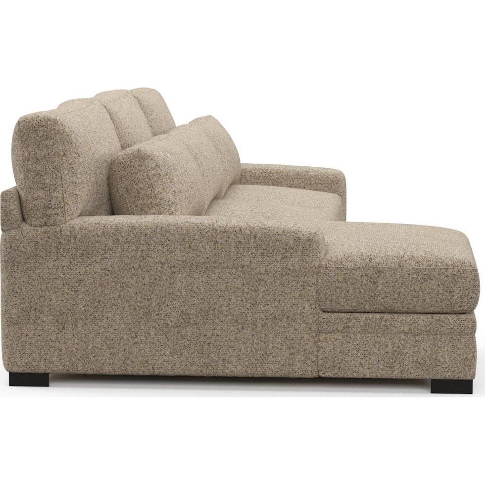 boston light brown sectional   