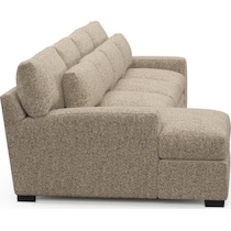 boston light brown sectional   