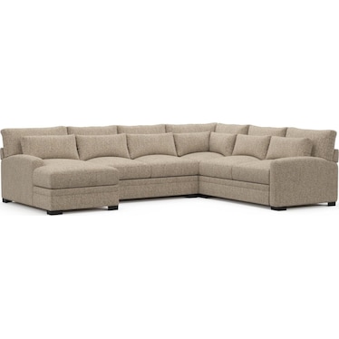 Boston 4-Piece Sectional with Chaise