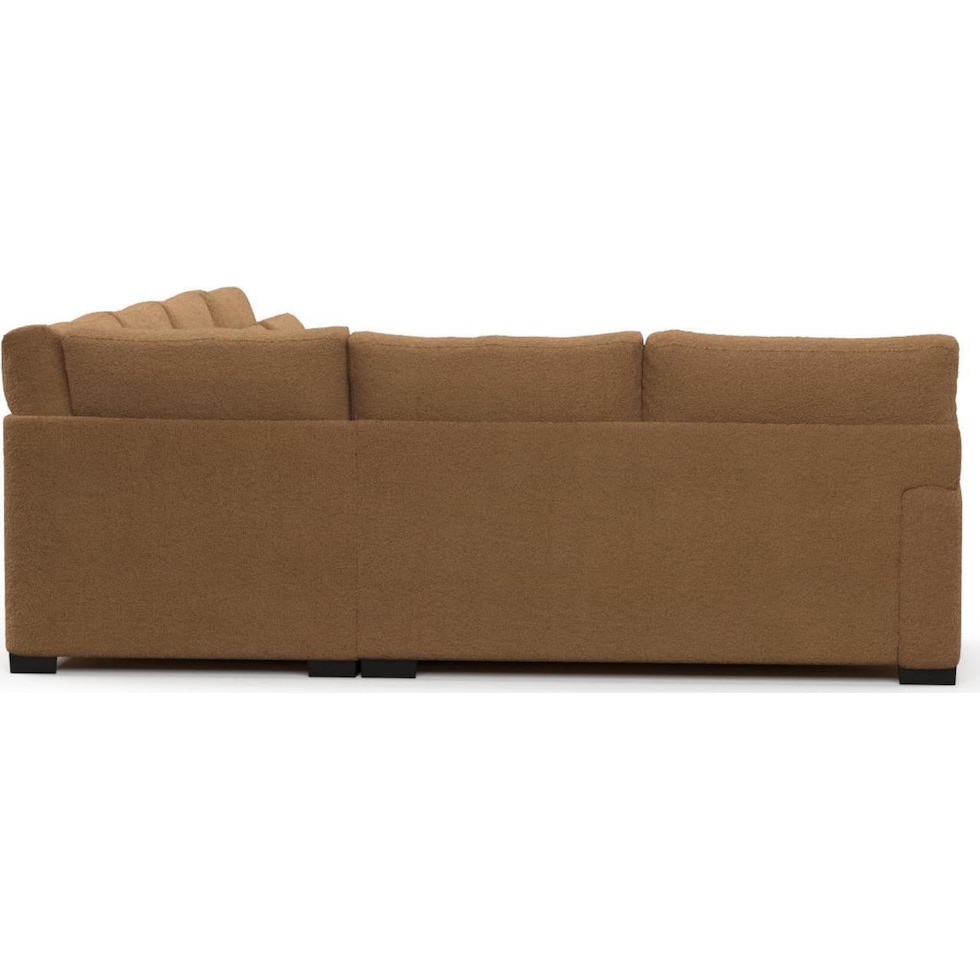 boston light brown sectional   