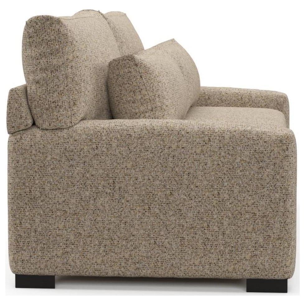 boston light brown sofa   