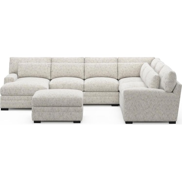 Boston 5-Piece Sectional with Chaise and Ottoman