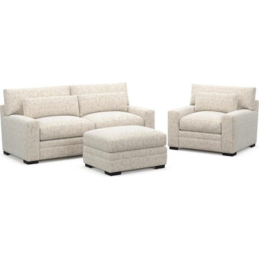 Boston Sofa, Chair, and Ottoman
