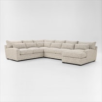 boston neutral sectional   