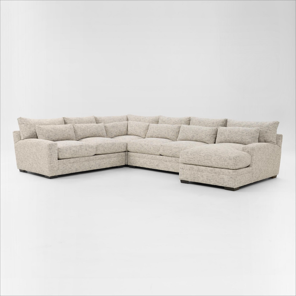 boston neutral sectional   