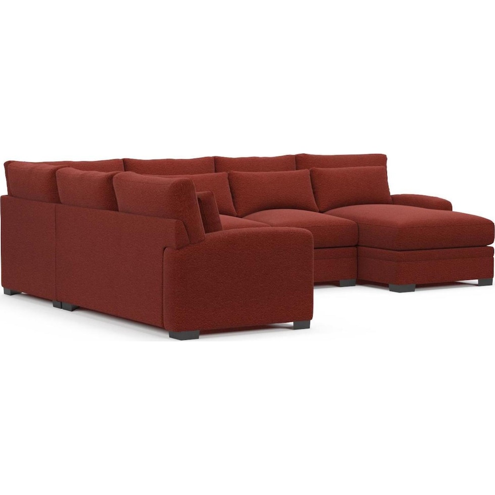 boston red sectional   
