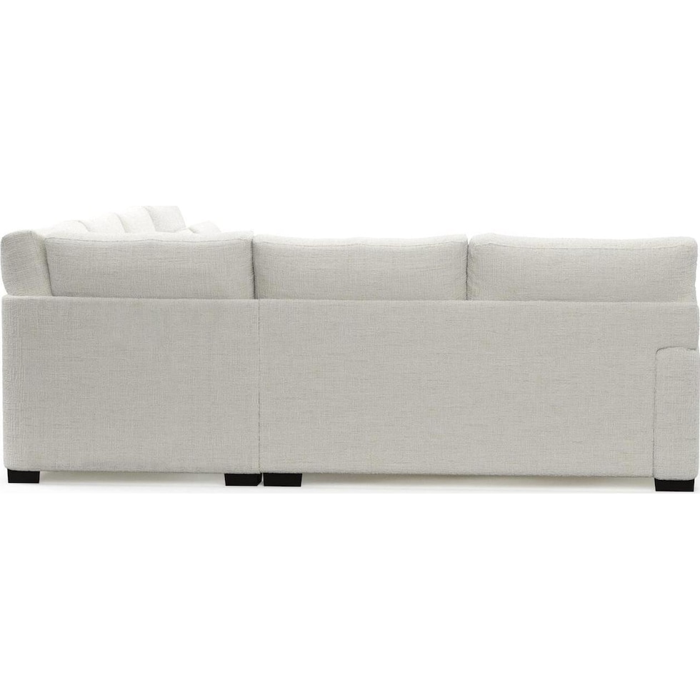 boston white sectional   