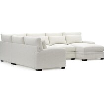 boston white sectional   