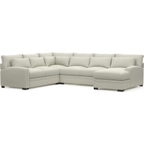 boston white sectional   
