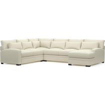 boston white sectional   