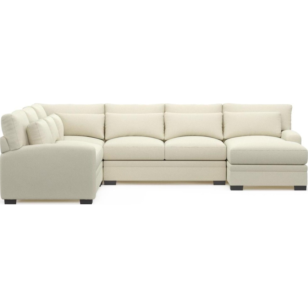 boston white sectional   