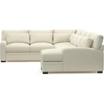 boston white sectional   