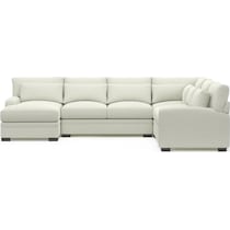 boston white sectional   