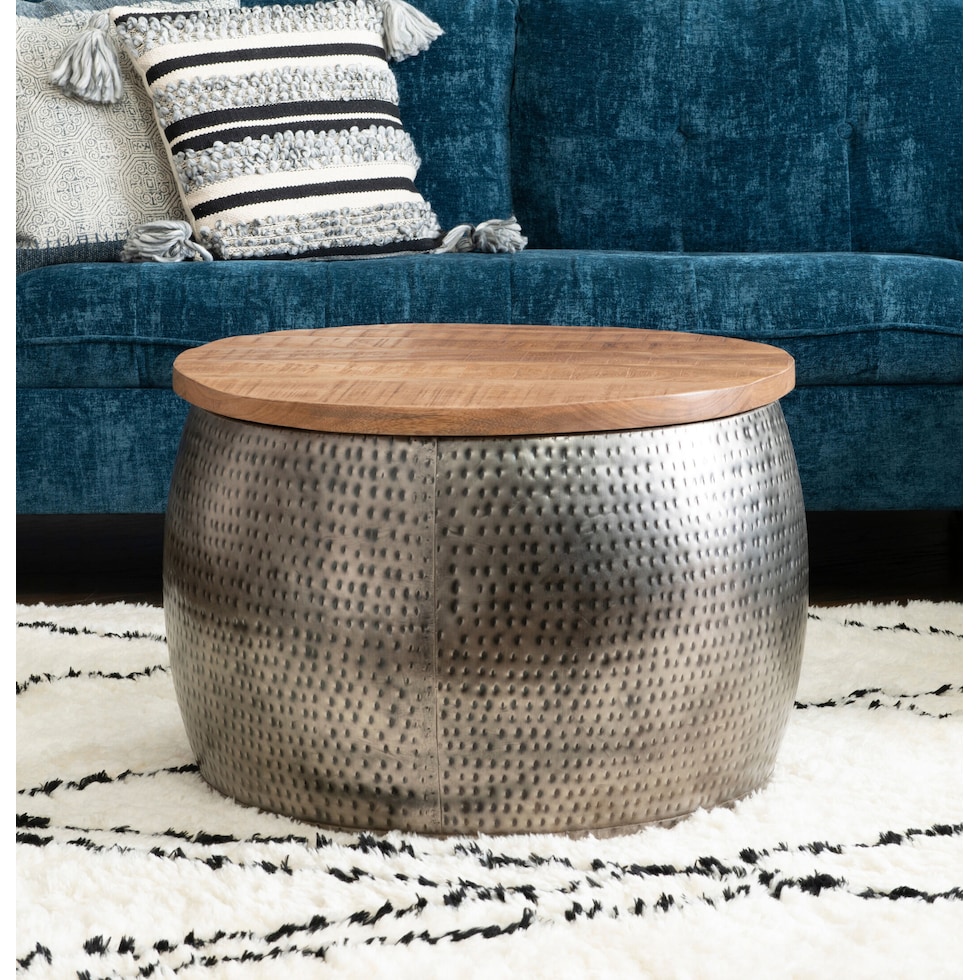 boswell silver coffee table   