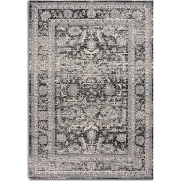 Bound 8' X 10' Area Rug - Gray and Black
