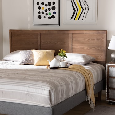 Bourdin King Headboard - Ash Walnut