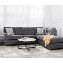 bowdre gray sectional   