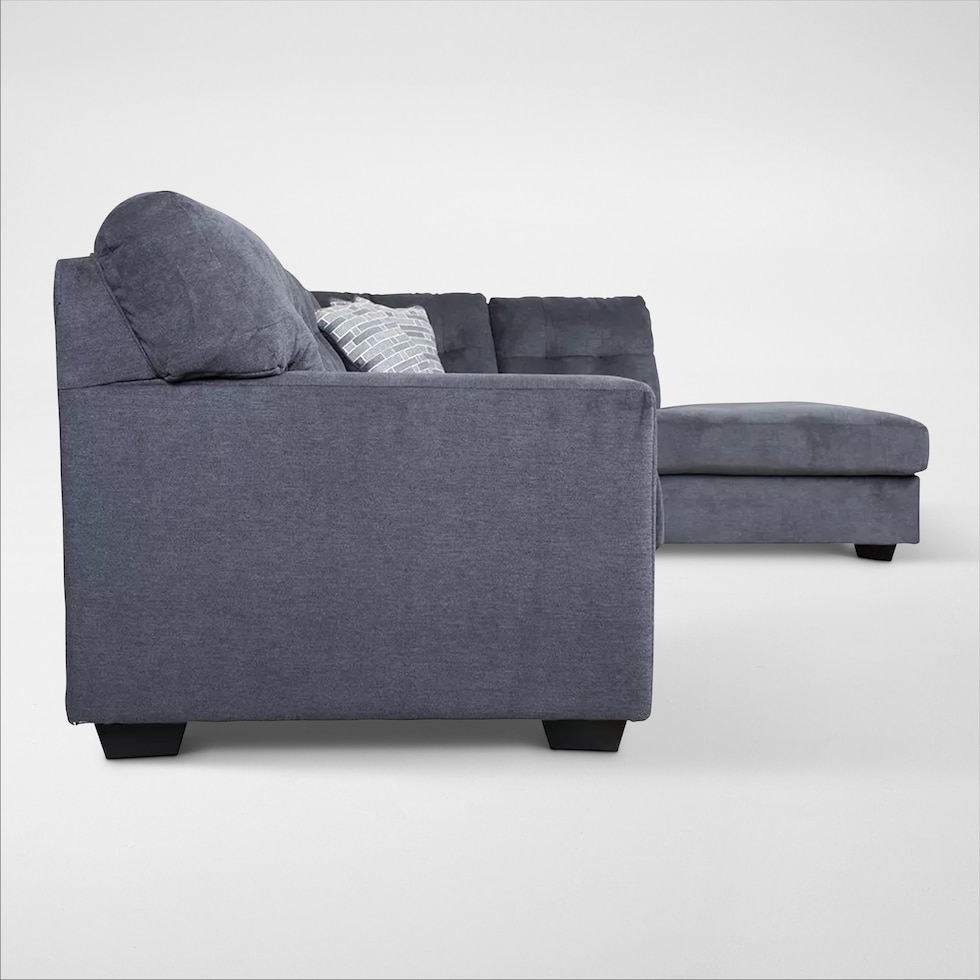 bowdre gray sectional   