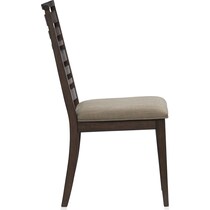 bowen dark brown  pc dining room   