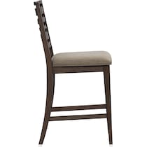 bowen dark brown counter height stool   