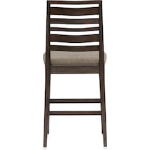 bowen dark brown counter height stool   