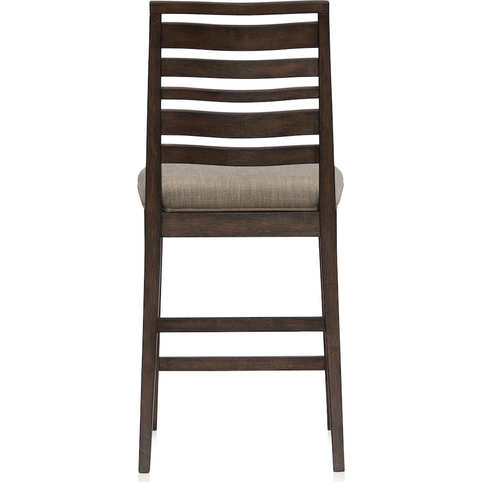 bowen dark brown counter height stool   