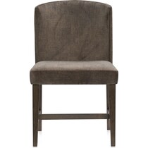 bowen dark brown dining chair   