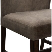bowen dark brown dining chair   