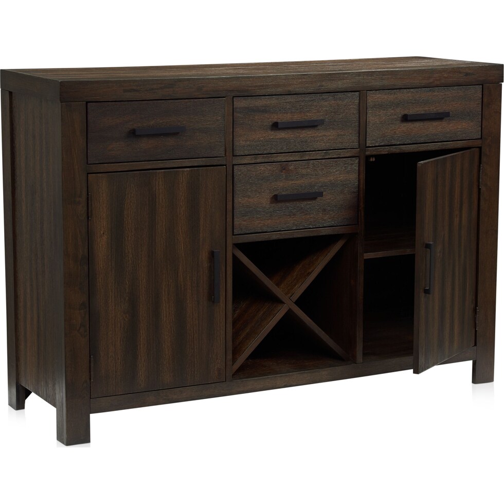 bowen dark brown server   