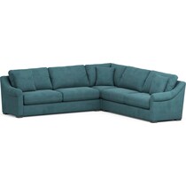 bowery bella peacock sectional   