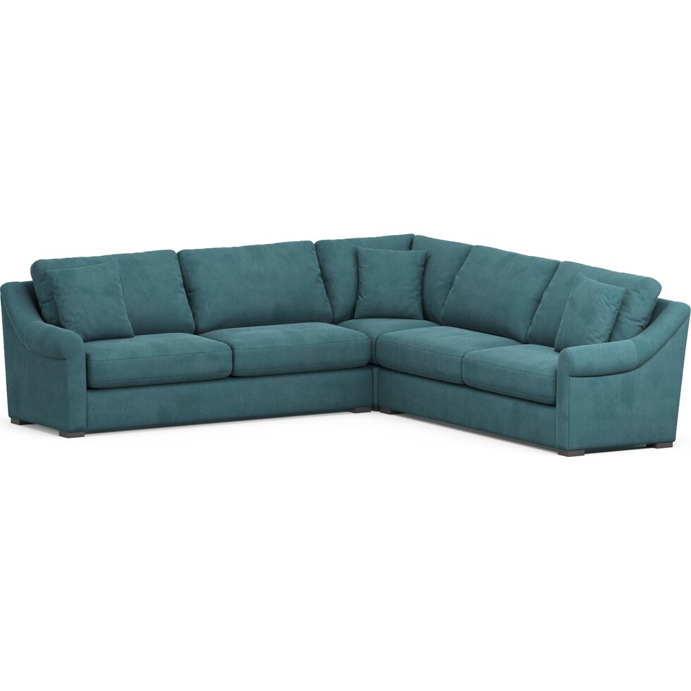 bowery bella peacock sectional   