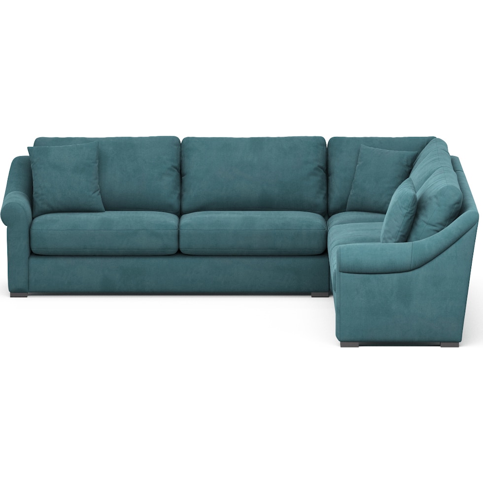 bowery bella peacock sectional   