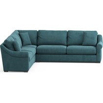 bowery bella peacock sectional   