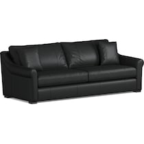 bowery black sofa   