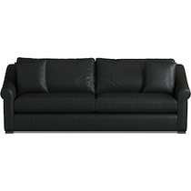 bowery black sofa   