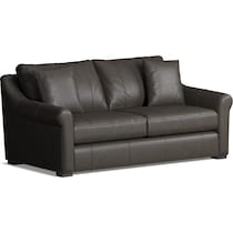 bowery black sofa   