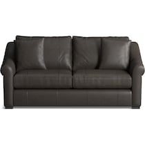 bowery black sofa   