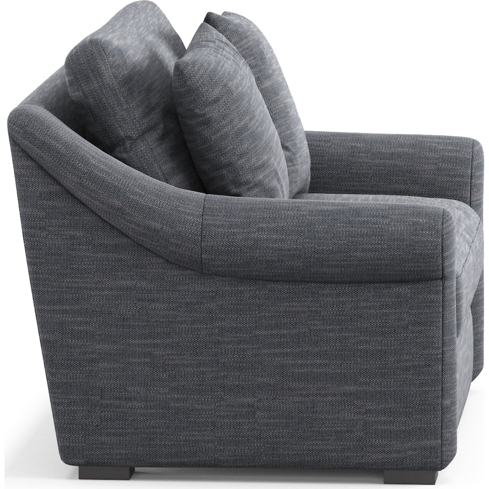 bowery blue chair and a half   