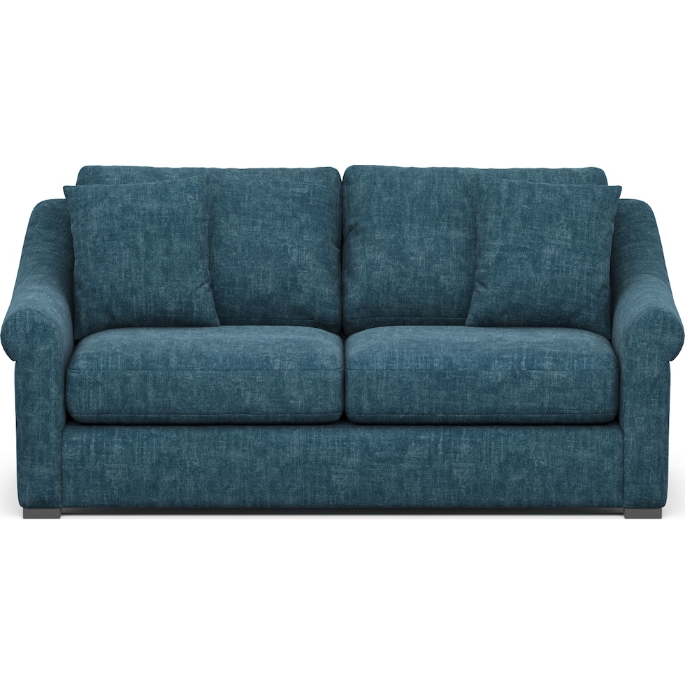 bowery blue sleeper sofa   