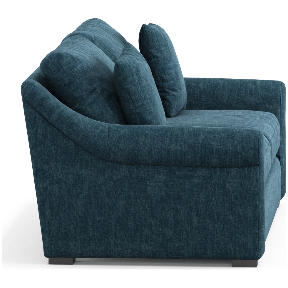 bowery blue sleeper sofa   